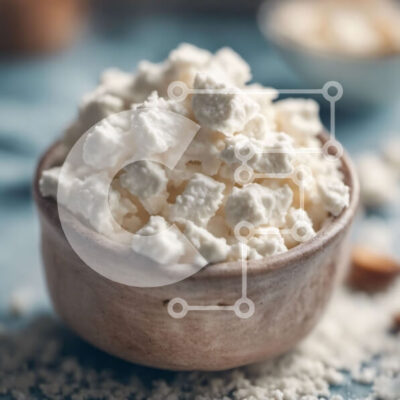 Intra Συλλεκτικό Ξύλινο Παζλ Plywood  4mm - Μπολ με τριμμένο τυρί με ρουστίκ ξύλινο μπολ Σε Ξύλινο Κουτί - Διαστάσεις: 10x10 cm – 25 κομμάτια - Image 1