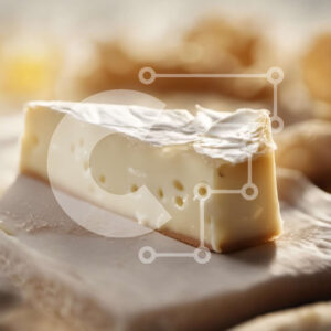 Intra Συλλεκτικό Ξύλινο Παζλ Plywood  4mm - Νόστιμη φέτα τυρί σε ξύλο κοπής με ξηρούς καρπούς και κράκερ Σε Ξύλινο Κουτί - Διαστάσεις: 10x10 cm – 25 κομμάτια