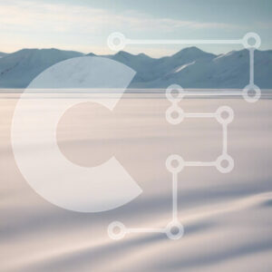 Intra Συλλεκτικό Ξύλινο Παζλ Plywood  4mm - Χιονισμένο τοπίο με βουνά και σκιέρ Σε Ξύλινο Κουτί - Διαστάσεις: 10x10 cm – 25 κομμάτια