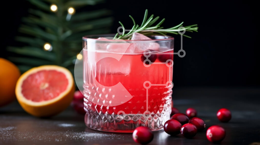 Intra Συλλεκτικό Ξύλινο Παζλ Plywood  4mm - Ποτήρι κόκκινο κρασί με δεντρολίβανο και κράνμπερι Σε Ξύλινο Κουτί - Διαστάσεις: 10x10 cm – 25 κομμάτια