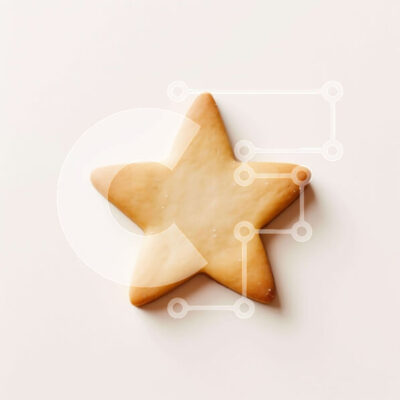 Intra Συλλεκτικό Ξύλινο Παζλ Plywood 4mm - Μπισκότο σε σχήμα αστεριού για διακόσμηση και ορεκτικά Σε Ξύλινο Κουτί - Διαστάσεις: 10x10 cm – 25 κομμάτια - Image 1