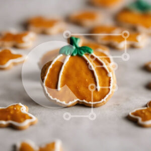 Intra Συλλεκτικό Ξύλινο Παζλ Plywood  4mm - Μπισκότα κολοκύθας με μελόψωμο Σε Ξύλινο Κουτί - Διαστάσεις: 10x10 cm – 25 κομμάτια