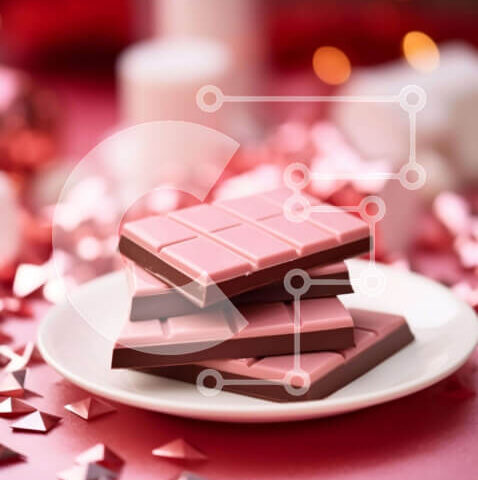 Intra Συλλεκτικό Ξύλινο Παζλ Plywood 4mm - Μπάρες σοκολάτας για την ημέρα του Αγίου Βαλεντίνου Στοίβα με κεριά και διακοσμητικά Σε Ξύλινο Κουτί - Διαστάσεις: 10x10 cm – 25 κομμάτια - Image 1