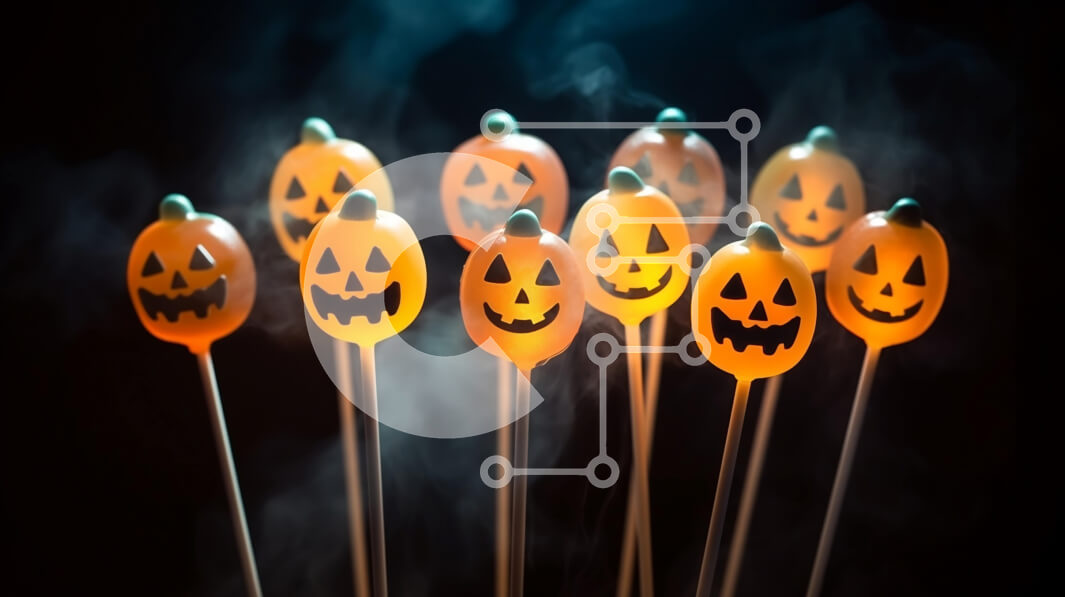 Intra Συλλεκτικό Ξύλινο Παζλ Plywood  4mm - Πλωτά γλειφιτζούρια κολοκύθας με καπνό Σε Ξύλινο Κουτί - Διαστάσεις: 10x10 cm – 25 κομμάτια