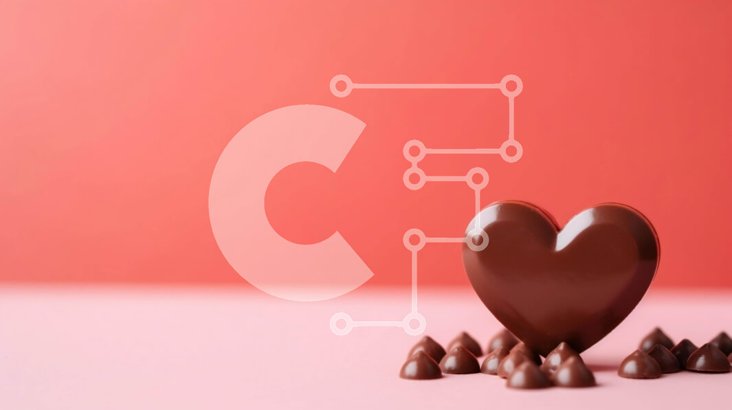 Intra Συλλεκτικό Ξύλινο Παζλ Plywood  4mm - Μπάρα σοκολάτας σε σχήμα καρδιάς και καραμέλες για την ημέρα του Αγίου Βαλεντίνου Σε Ξύλινο Κουτί - Διαστάσεις: 10x10 cm – 25 κομμάτια