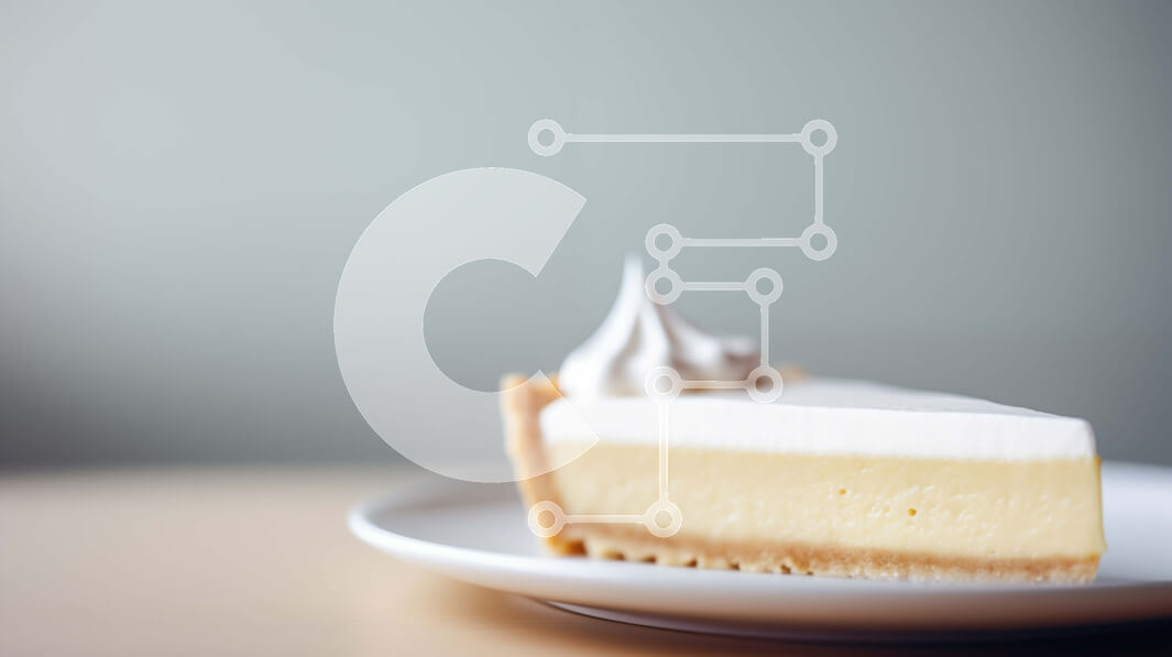 Intra Συλλεκτικό Ξύλινο Παζλ Plywood  4mm - Νόστιμη φέτα cheesecake σε ένα άσπρο πιάτο Σε Ξύλινο Κουτί - Διαστάσεις: 10x10 cm – 25 κομμάτια - Image 1