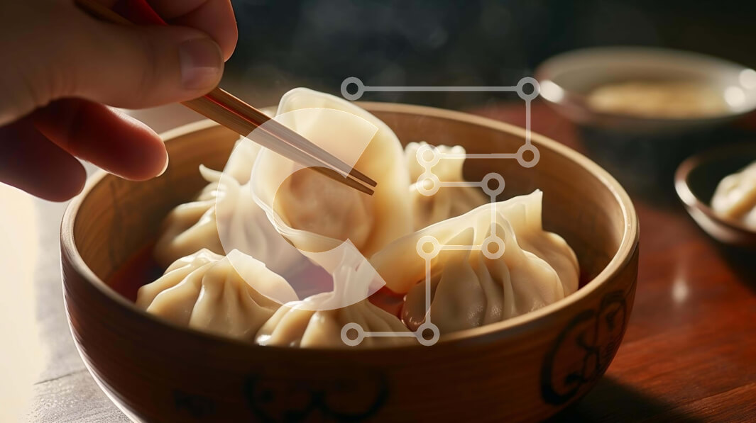 Intra Συλλεκτικό Ξύλινο Παζλ Plywood  4mm - Μπολ με ζυμαρικά με ξυλάκια Σε Ξύλινο Κουτί - Διαστάσεις: 10x10 cm – 25 κομμάτια