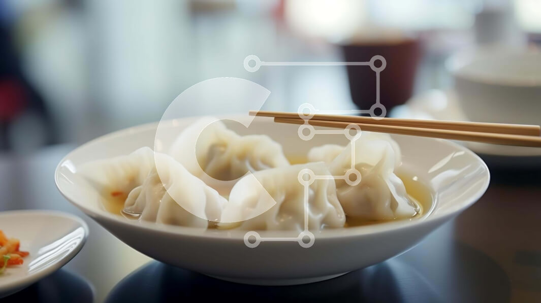 Intra Συλλεκτικό Ξύλινο Παζλ Plywood  4mm - Νόστιμα ζυμαρικά και ξυλάκια στο τραπέζι Σε Ξύλινο Κουτί - Διαστάσεις: 10x10 cm – 25 κομμάτια