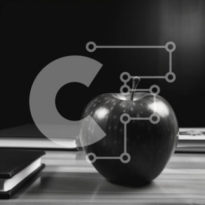 Intra Συλλεκτικό Ξύλινο Παζλ Plywood  4mm - Apple σε ξύλινο τραπέζι με βιβλία Σε Ξύλινο Κουτί - Διαστάσεις: 10x10 cm – 25 κομμάτια - Image 1