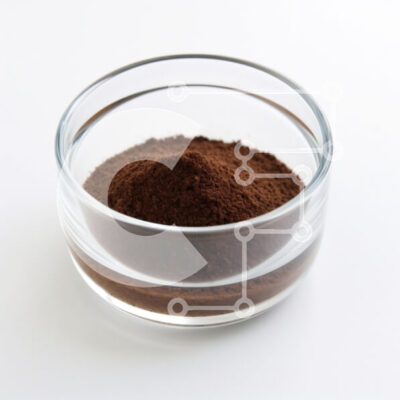 Intra Συλλεκτικό Ξύλινο Παζλ Plywood  4mm - Σκούρα καφέ σκόνη σε διαφανές γυάλινο μπολ Σε Ξύλινο Κουτί - Διαστάσεις: 10x10 cm – 25 κομμάτια - Image 1