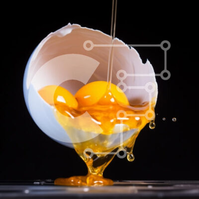 Intra Συλλεκτικό Ξύλινο Παζλ Plywood 4mm - Μαγειρεμένα αυγά έτοιμα για κατανάλωση Σε Ξύλινο Κουτί - Διαστάσεις: 10x10 cm – 25 κομμάτια - Image 1