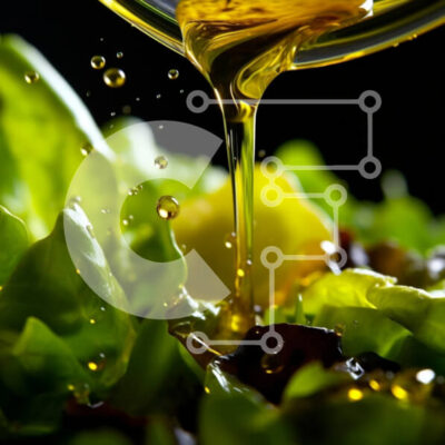 Intra Συλλεκτικό Ξύλινο Παζλ Plywood 4mm - Φρέσκια σαλάτα περιχυμένη με ελαιόλαδο Σε Ξύλινο Κουτί - Διαστάσεις: 10x10 cm – 25 κομμάτια - Image 1