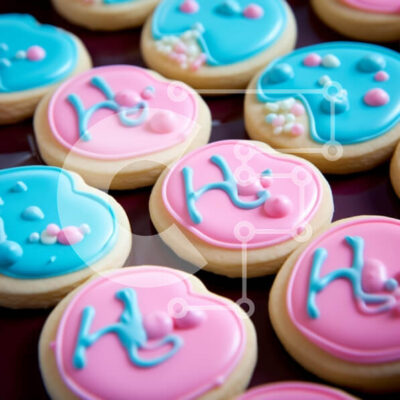 Intra Συλλεκτικό Ξύλινο Παζλ Plywood 4mm - Πολύχρωμα διακοσμημένα μπισκότα Σε Ξύλινο Κουτί - Διαστάσεις: 10x10 cm – 25 κομμάτια - Image 1