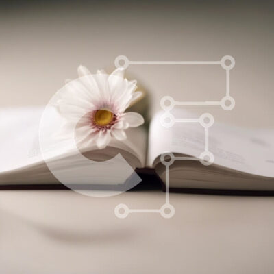 Intra Συλλεκτικό Ξύλινο Παζλ Plywood  4mm - Ανοίξτε το βιβλίο με ένα λουλούδι Σε Ξύλινο Κουτί - Διαστάσεις: 10x10 cm – 25 κομμάτια - Image 1