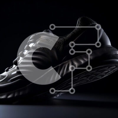 Intra Συλλεκτικό Ξύλινο Παζλ Plywood 4mm - Κομψό μαύρο παπούτσι για τρέξιμο Σε Ξύλινο Κουτί - Διαστάσεις: 10x10 cm – 25 κομμάτια - Image 1