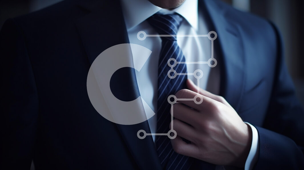 Intra Συλλεκτικό Ξύλινο Παζλ Plywood  4mm - Κομψός άνδρας που ρυθμίζει τη γραβάτα με επίσημη ενδυμασία Σε Ξύλινο Κουτί - Διαστάσεις: 10x10 cm – 25 κομμάτια