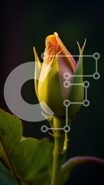 Intra Συλλεκτικό Ξύλινο Παζλ Plywood  4mm - Κοντινό πλάνο ενός τριαντάφυλλου σε απαλό φως Σε Ξύλινο Κουτί - Διαστάσεις: 10x10 cm – 25 κομμάτια