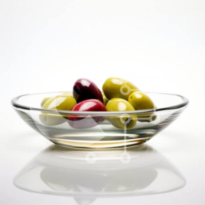 Intra Συλλεκτικό Ξύλινο Παζλ Plywood 4mm - Πιάτο με ελιές Σε Ξύλινο Κουτί - Διαστάσεις: 10x10 cm – 25 κομμάτια - Image 1