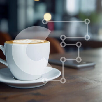 Intra Συλλεκτικό Ξύλινο Παζλ Plywood  4mm - Latte Art σε ένα άνετο σκηνικό καφέ Σε Ξύλινο Κουτί - Διαστάσεις: 10x10 cm – 25 κομμάτια - Image 1