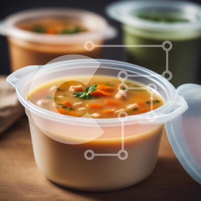 Intra Συλλεκτικό Ξύλινο Παζλ Plywood  4mm - Ποικιλία Σούπες σε Πλαστικά Δοχεία Σε Ξύλινο Κουτί - Διαστάσεις: 10x10 cm – 25 κομμάτια - Image 1