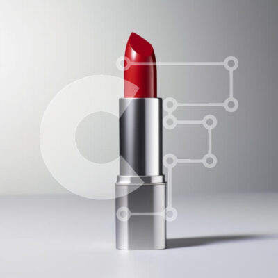 Intra Συλλεκτικό Ξύλινο Παζλ Plywood  4mm - Κόκκινο κραγιόν σε λεία επιφάνεια Σε Ξύλινο Κουτί - Διαστάσεις: 10x10 cm – 25 κομμάτια - Image 1