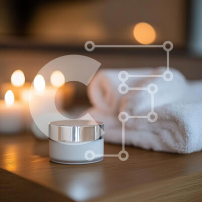 Intra Συλλεκτικό Ξύλινο Παζλ Plywood 4mm - Ρύθμιση σπα με βάζο κρέμας και κεριά Σε Ξύλινο Κουτί - Διαστάσεις: 10x10 cm – 25 κομμάτια - Image 1