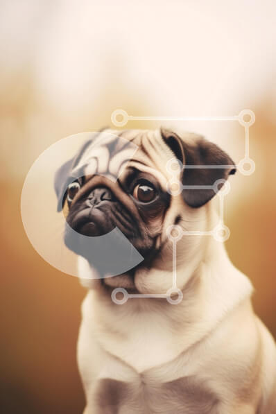 Intra Συλλεκτικό Ξύλινο Παζλ Plywood  4mm - Πορτρέτο ενός πατημασιά με μαλακό φόντο Σε Ξύλινο Κουτί - Διαστάσεις: 10x10 cm – 25 κομμάτια