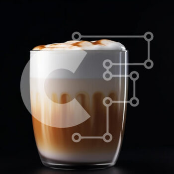 Intra Συλλεκτικό Ξύλινο Παζλ Plywood  4mm - Latte με στρώσεις με καραμέλα Σε Ξύλινο Κουτί - Διαστάσεις: 10x10 cm – 25 κομμάτια - Image 1