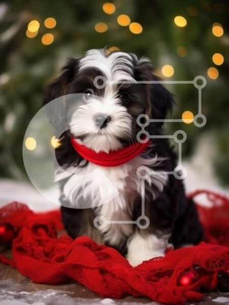 Intra Συλλεκτικό Ξύλινο Παζλ Plywood  4mm - Κουτάβι σε περιβάλλον διακοπών Σε Ξύλινο Κουτί - Διαστάσεις: 10x10 cm – 25 κομμάτια