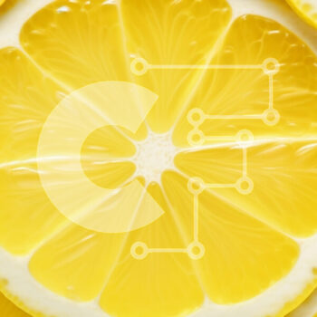 Intra Συλλεκτικό Ξύλινο Παζλ Plywood  4mm - Φρέσκες φέτες λεμονιού σε κίτρινο φόντο Σε Ξύλινο Κουτί - Διαστάσεις: 10x10 cm – 25 κομμάτια - Image 1