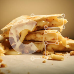 Intra Συλλεκτικό Ξύλινο Παζλ Plywood  4mm - Cheesy Quesadillas Stack Σε Ξύλινο Κουτί - Διαστάσεις: 10x10 cm – 25 κομμάτια