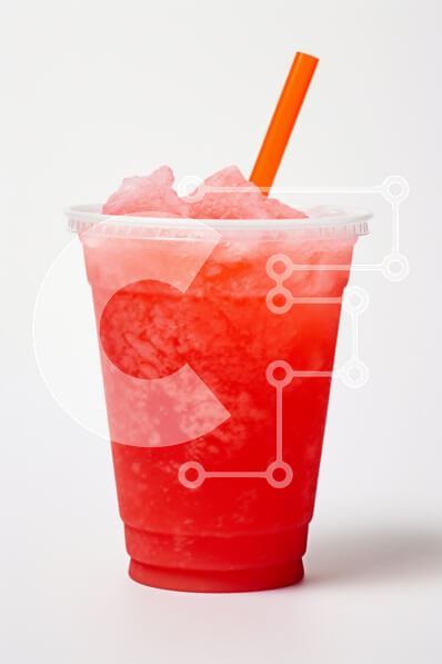 Intra Συλλεκτικό Ξύλινο Παζλ Plywood  4mm - Δροσιστικό παγωμένο ρόφημα σε πλαστικό ποτήρι Σε Ξύλινο Κουτί - Διαστάσεις: 10x10 cm – 25 κομμάτια