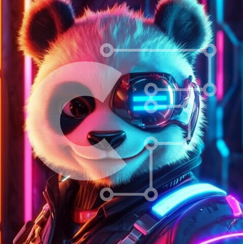 Intra Συλλεκτικό Ξύλινο Παζλ Plywood 4mm - Κυβερνητικός χαρακτήρας Panda Σε Ξύλινο Κουτί - Διαστάσεις: 10x10 cm – 25 κομμάτια - Image 1