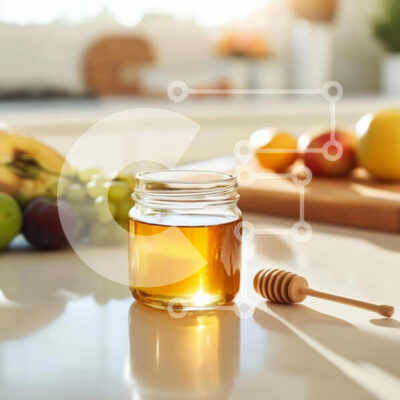 Intra Συλλεκτικό Ξύλινο Παζλ Plywood  4mm - Βάζο με μέλι με Ξύλινη Άρκτος στον πάγκο της κουζίνας Σε Ξύλινο Κουτί - Διαστάσεις: 10x10 cm – 25 κομμάτια - Image 1