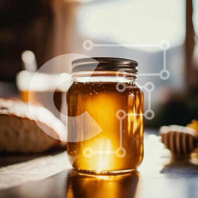 Intra Συλλεκτικό Ξύλινο Παζλ Plywood  4mm - Βάζο μέλι με ψωμί και ποτό Σε Ξύλινο Κουτί - Διαστάσεις: 10x10 cm – 25 κομμάτια - Image 1