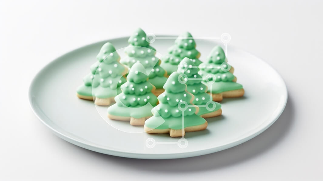 Intra Συλλεκτικό Ξύλινο Παζλ Plywood  4mm - Μπισκότα Χριστουγεννιάτικου Δέντρου Σε Ξύλινο Κουτί - Διαστάσεις: 10x10 cm – 25 κομμάτια