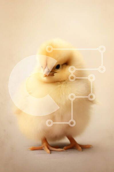 Intra Συλλεκτικό Ξύλινο Παζλ Plywood  4mm - Αξιολάτρευτο Yellow Chick Σε Ξύλινο Κουτί - Διαστάσεις: 10x10 cm – 25 κομμάτια