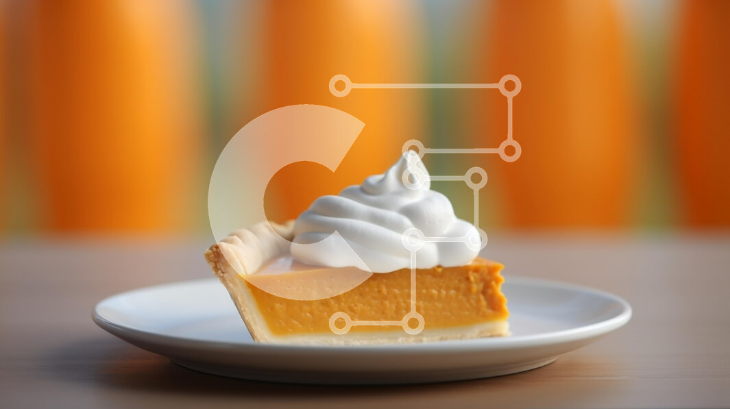 Intra Συλλεκτικό Ξύλινο Παζλ Plywood  4mm - Φέτα κολοκυθόπιτα με σαντιγί Σε Ξύλινο Κουτί - Διαστάσεις: 10x10 cm – 25 κομμάτια