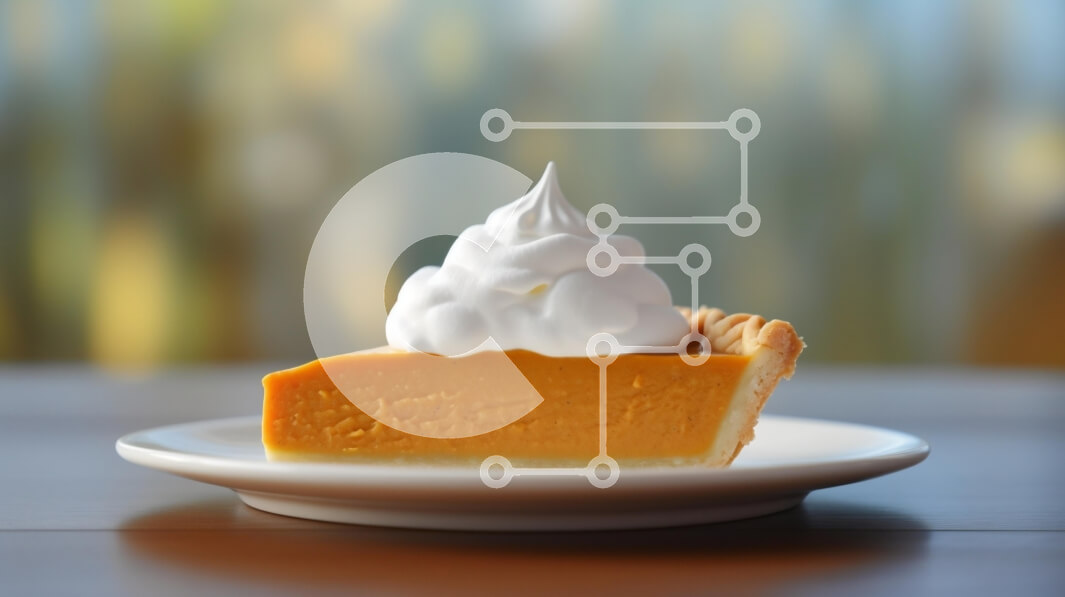 Intra Συλλεκτικό Ξύλινο Παζλ Plywood  4mm - Φέτα κολοκυθόπιτα με σαντιγί Σε Ξύλινο Κουτί - Διαστάσεις: 10x10 cm – 25 κομμάτια