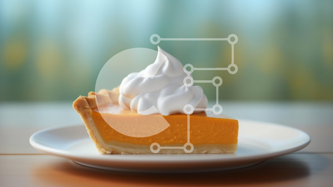 Intra Συλλεκτικό Ξύλινο Παζλ Plywood  4mm - Φέτα κολοκυθόπιτα με σαντιγί Σε Ξύλινο Κουτί - Διαστάσεις: 10x10 cm – 25 κομμάτια