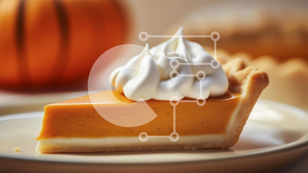 Intra Συλλεκτικό Ξύλινο Παζλ Plywood  4mm - Φέτα κολοκυθόπιτα με σαντιγί Σε Ξύλινο Κουτί - Διαστάσεις: 10x10 cm – 25 κομμάτια