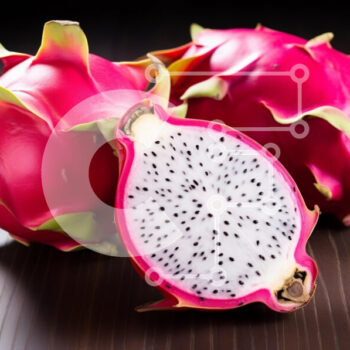 Intra Συλλεκτικό Ξύλινο Παζλ Plywood  4mm - Φρούτα Δράκου σε ξύλινη επιφάνεια Σε Ξύλινο Κουτί - Διαστάσεις: 10x10 cm – 25 κομμάτια - Image 1