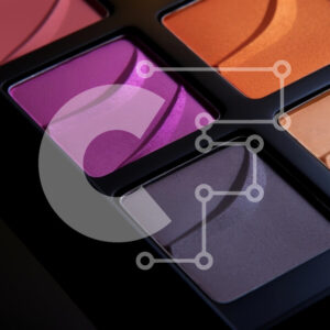 Intra Συλλεκτικό Ξύλινο Παζλ Plywood  4mm - Ζωντανή παλέτα μακιγιάζ με πολύχρωμες αποχρώσεις Σε Ξύλινο Κουτί - Διαστάσεις: 10x10 cm – 25 κομμάτια