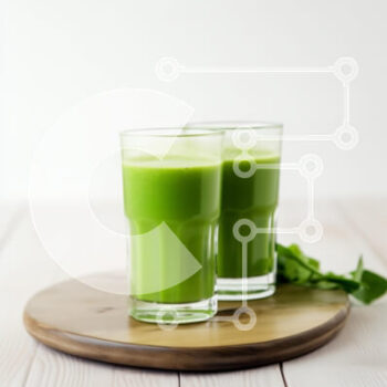 Intra Συλλεκτικό Ξύλινο Παζλ Plywood  4mm - Φρέσκος πράσινος χυμός Σε Ξύλινο Κουτί - Διαστάσεις: 10x10 cm – 25 κομμάτια - Image 1