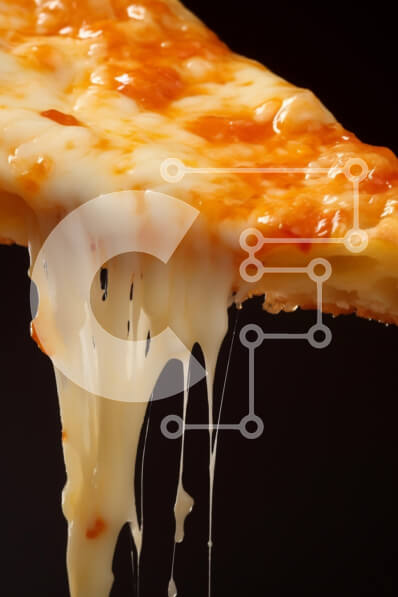 Intra Συλλεκτικό Ξύλινο Παζλ Plywood  4mm - Νόστιμη φέτα πίτσα με λιωμένο τυρί Σε Ξύλινο Κουτί - Διαστάσεις: 10x10 cm – 25 κομμάτια