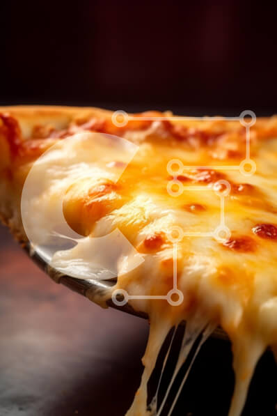 Intra Συλλεκτικό Ξύλινο Παζλ Plywood  4mm - Φέτα πίτσας με λιωμένο τυρί Σε Ξύλινο Κουτί - Διαστάσεις: 10x10 cm – 25 κομμάτια