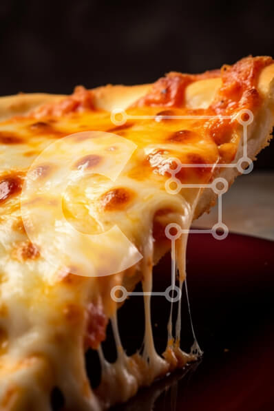 Intra Συλλεκτικό Ξύλινο Παζλ Plywood  4mm - Νόστιμη φέτα πίτσας με τυρί που λιώνει Σε Ξύλινο Κουτί - Διαστάσεις: 10x10 cm – 25 κομμάτια