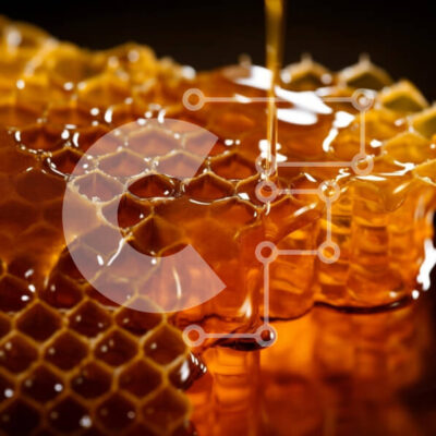 Intra Συλλεκτικό Ξύλινο Παζλ Plywood 4mm - Μέλι που στάζει από την κηρήθρα Σε Ξύλινο Κουτί - Διαστάσεις: 10x10 cm – 25 κομμάτια - Image 1