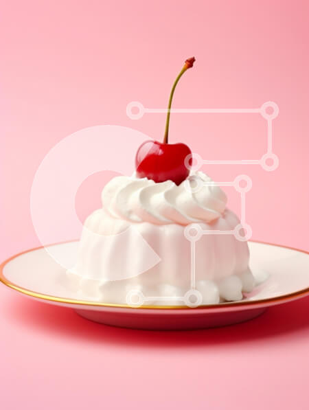 Intra Συλλεκτικό Ξύλινο Παζλ Plywood  4mm - Λεπτό επιδόρπιο ζελέ με κεράσι Σε Ξύλινο Κουτί - Διαστάσεις: 10x10 cm – 25 κομμάτια