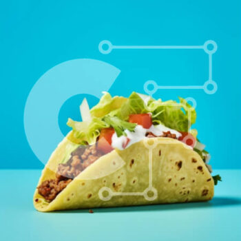 Intra Συλλεκτικό Ξύλινο Παζλ Plywood  4mm - Taco με κιμά και φρέσκα λαχανικά Σε Ξύλινο Κουτί - Διαστάσεις: 10x10 cm – 25 κομμάτια - Image 1